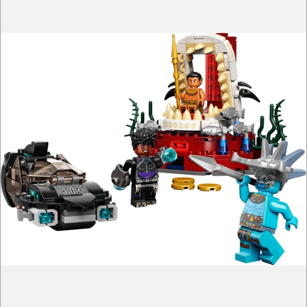 LEGO Black Panther Wakanda Forever King Namor’s Throne Room Set 76213 NWT - Picture 2 of 12